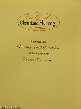 Zu Gast bei Christiane Herzog