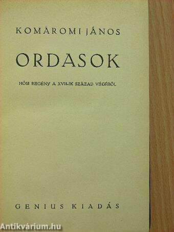 Ordasok