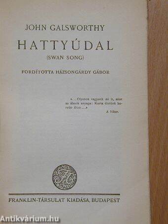 Hattyúdal