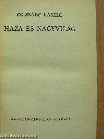 Haza és nagyvilág