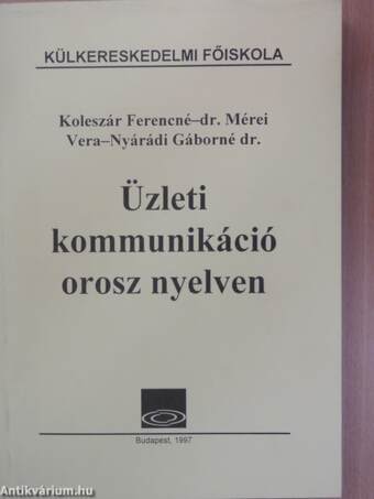 Üzleti kommunikáció orosz nyelven