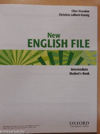 New English File - Intermediate - Student's Book