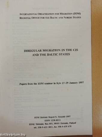 Irregular Migration in the CIS and the Baltic States