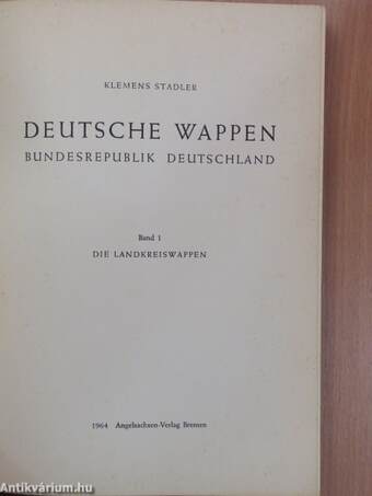 Deutsche Wappen Bundesrepublik Deutschland 1.