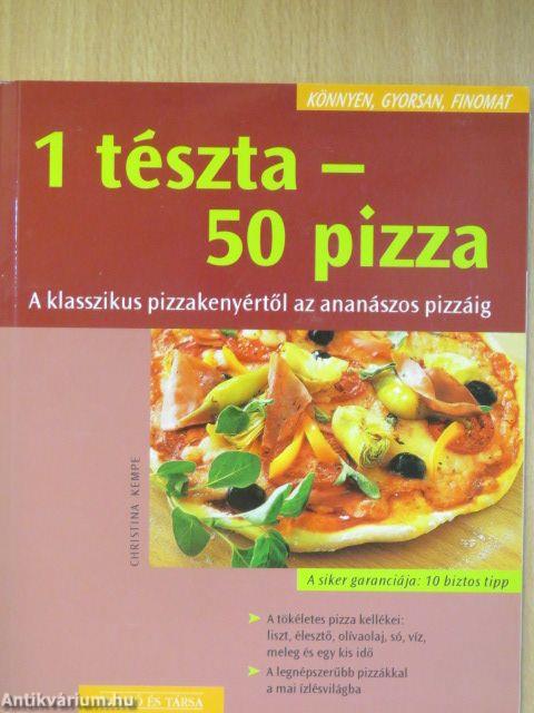 1 tészta - 50 pizza
