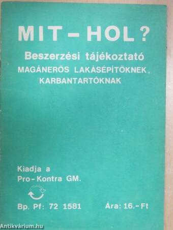 Mit - hol?