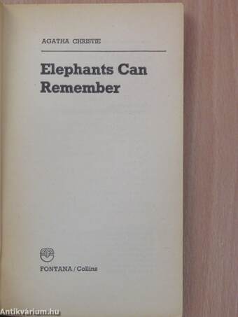 Elephants Can Remember