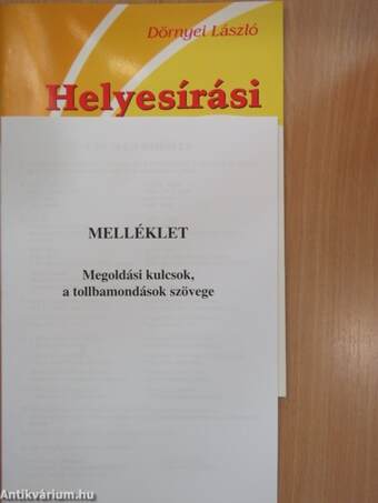 Helyesírási gyakorlófüzet 6. osztály