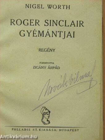 Roger Sinclair gyémántjai