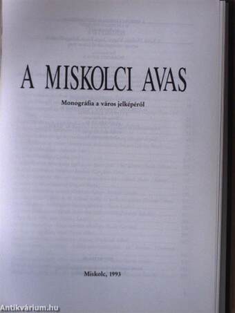 A miskolci Avas