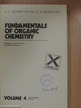 Fundamentals of organic chemistry 4.