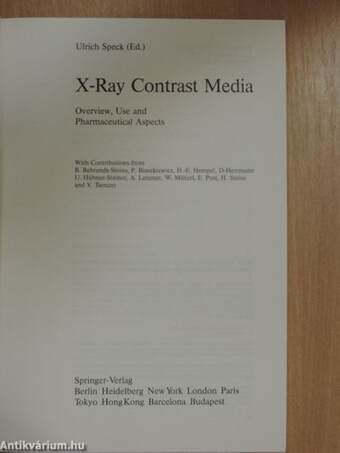 X-Ray Contrast Media