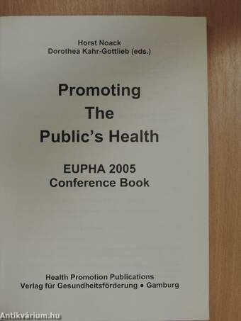 Promoting the Public's Health