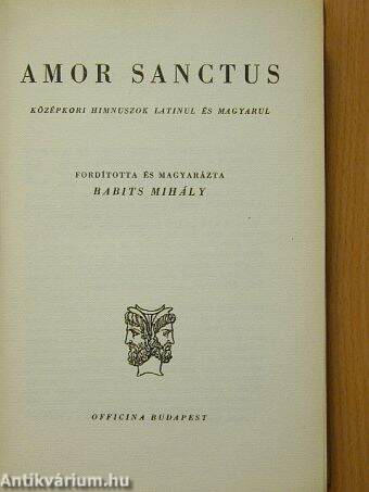 Amor Sanctus