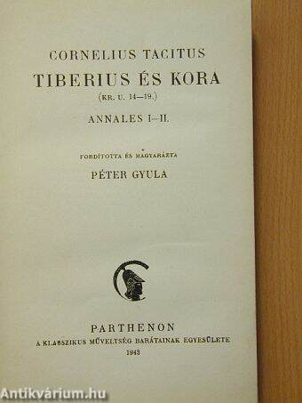 Tiberius és kora (Kr. u. 14-19.)