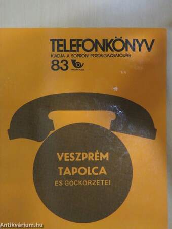 Telefonkönyv - Veszprém, Tapolca és góckörzetei1983