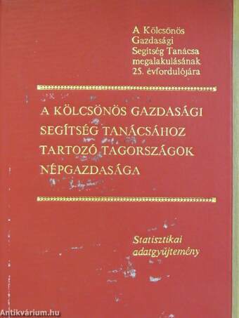 A Kölcsönös Gazdasági Segítség Tanácsához tartozó tagországok népgazdasága