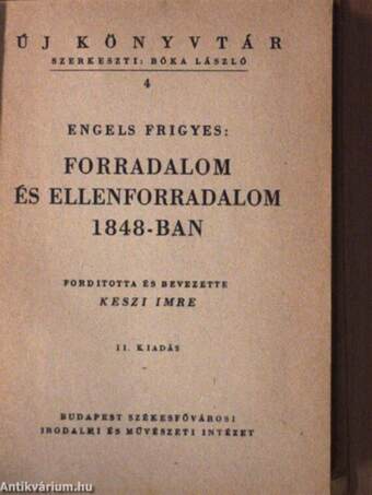 Forradalom és ellenforradalom 1848-ban/A magyar emigráció mozgalmai