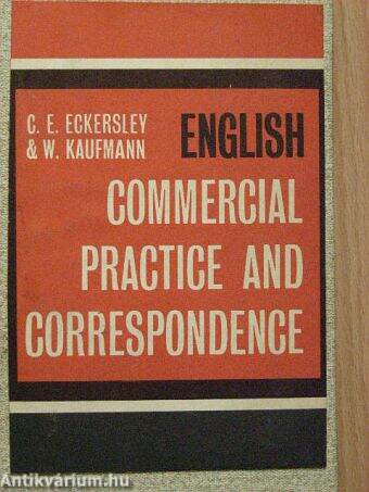 English Commercial Practice and Correspondence