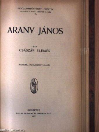 Herczeg Ferenc/A magyar hún-mondák kérdésének mai állása/A XX. század magyar irodalma kritikákban/Gárdonyi Géza/Arany János/Gyulai Pál/Mikszáth Kálmán/Gróf Széchenyi István