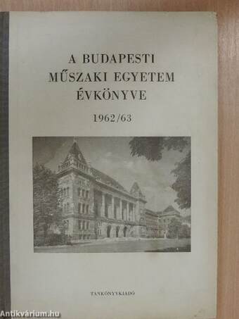 A Budapesti Műszaki Egyetem Évkönyve 1962/63