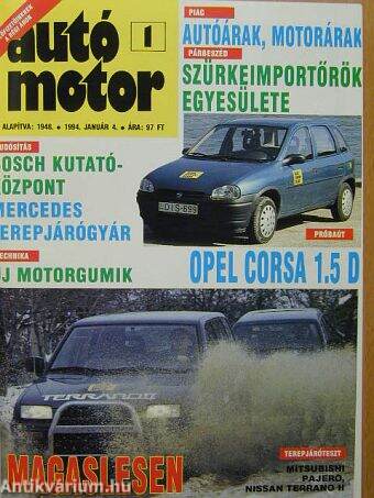 Autó-Motor 1994. január-december I-II.