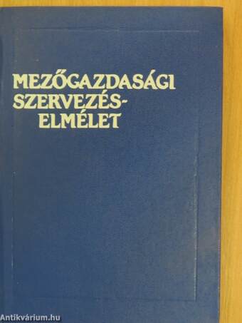 Mezőgazdasági szervezéselmélet