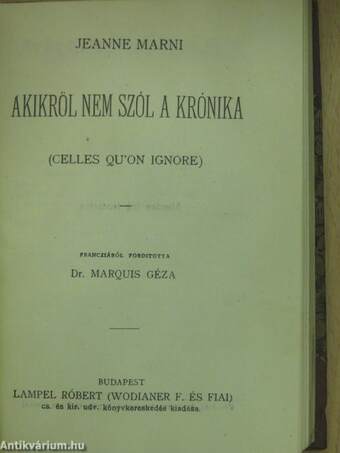 Iphigenia Taurisban/Stuart Mária/Arden Enoch/Akikről nem szól a krónika/Krampampuli és egyéb elbeszélések