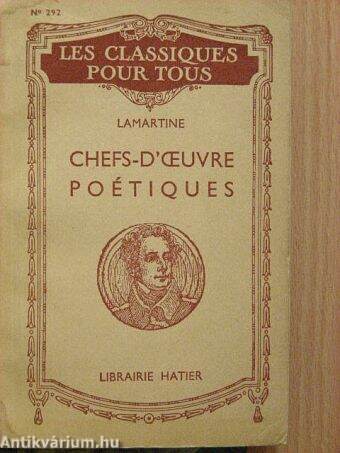 Lamartine Chefs-d'ceuvre poétiques