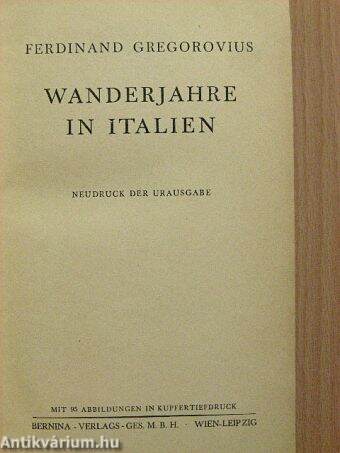 Wanderjahre in Italien