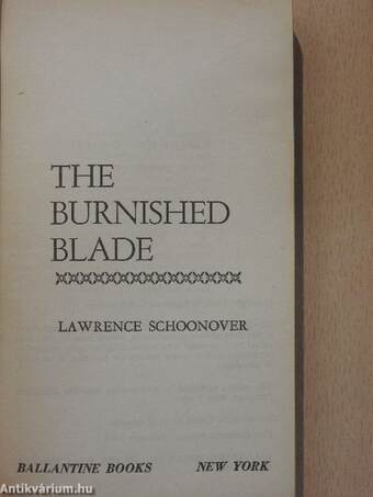 The Burnished Blade