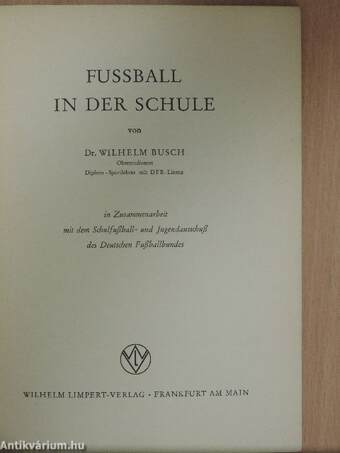 Fussball in der Schule