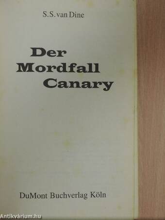 Der Mordfall Canary