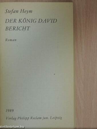 Der König David Bericht