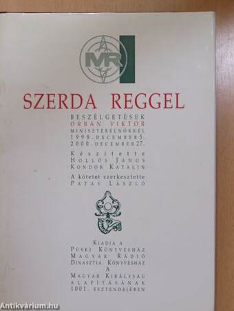 Szerda reggel (dedikált példány)