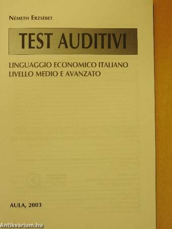 Test auditivi linguaggio economico italiano - livello medio e avanzato