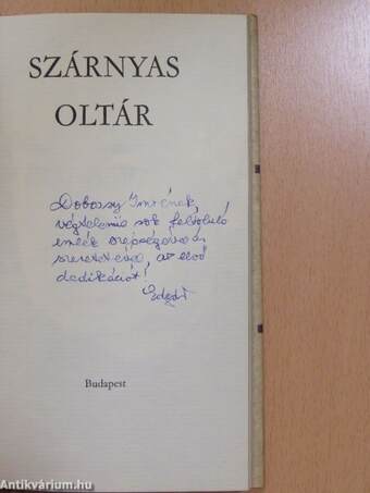 Szárnyas oltár (dedikált példány)