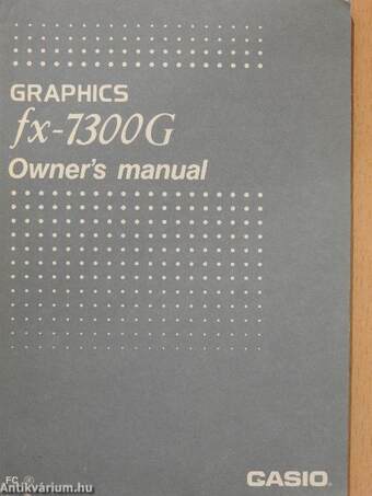 Casio Graphics fx-7300G