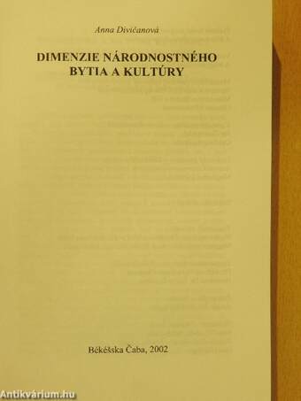 Dimenzie Národnostného Bytia a Kultúry