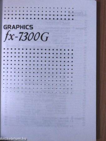 Casio Graphics fx-7300G