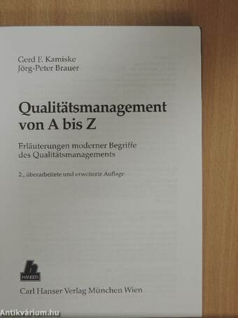 Qualitätsmanagement von A bis Z