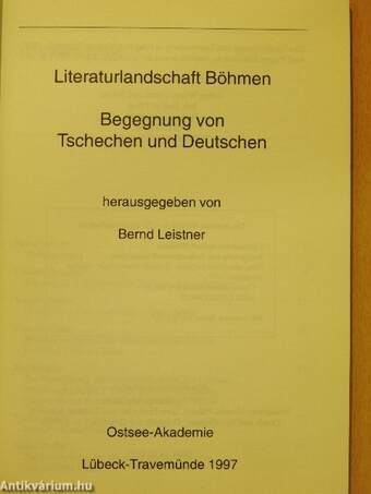 Literaturlandschaft Böhmen