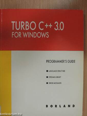 Turbo C++ 3.0 for Windows