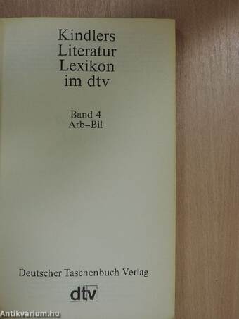 Kindlers Literatur Lexikon 4 (töredék)