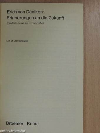 Erinnerungen an die Zukunft