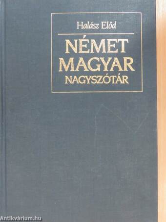 Német-magyar nagyszótár I-II.