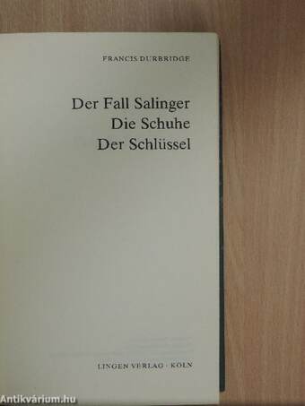 Der Fall Salinger/Die Schuhe/Der Schlüssel