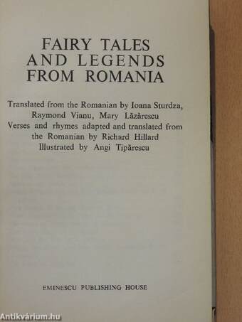 Fairy Tales and Legends from Romania