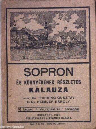 Sopron és környékének részletes kalauza