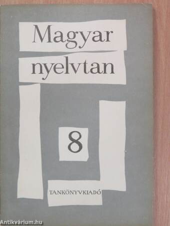 Magyar nyelvtan 8.